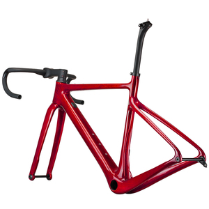 Cadre de vélo de route en fibre de carbone Airwolf T1100, ensemble de cadre de vélo de route 700*40c, cadres de cyclocross, ensemble de cadre de vélo de route, cadre de vélo de route à frein à disque de course - Product Image 5