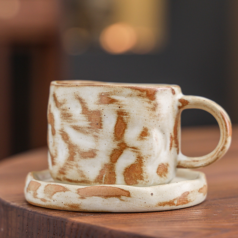 Ensemble de tasses à café blanches