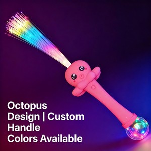 Varita Luminosa LED de Fibra Óptica Narwhal, Luces Rojas/Verdes/Azules, Funciona con Batería, Regalo de Navidad para Acuarios, Logotipo Personalizado al por Mayor - Product Image 4
