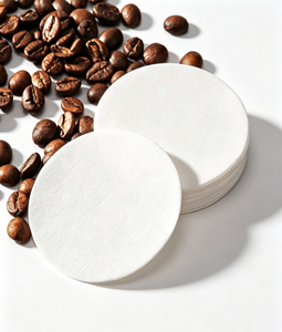 1000 filtros de café redondos desechables de papel compatibles con cafeteras <span class=keywords><strong>Aeropress</strong></span> - Product Image 1