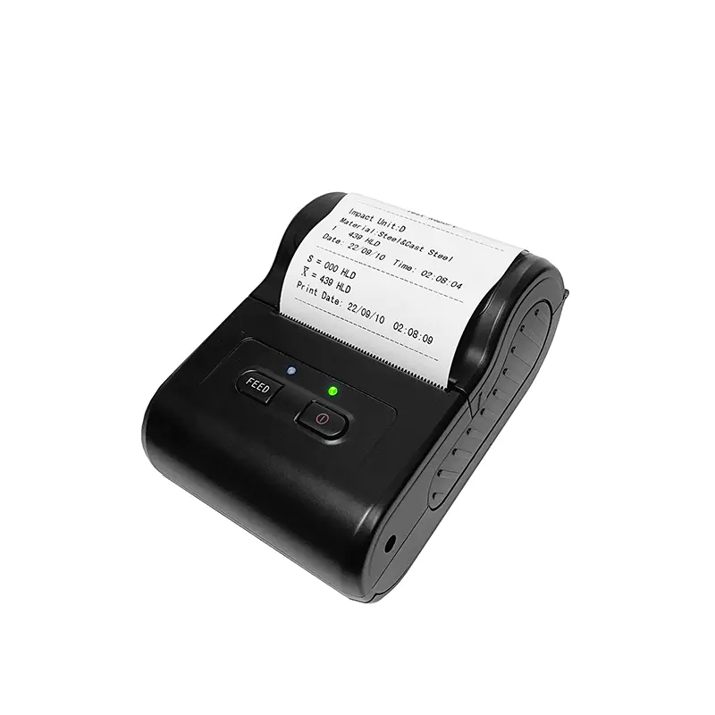 Mini imprimante de tickets de caisse Portable EPX58P Applicable à divers compteurs de dureté imprimante sans fil