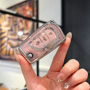 TPU 3 boutons housse de <span class=keywords><strong>clé</strong></span> de voiture Fob pour <span class=keywords><strong>Toyota</strong></span> <span class=keywords><strong>Corolla</strong></span> Altis Auris Aygo Yaris Camry RAV4 <span class=keywords><strong>Verso</strong></span> TC <span class=keywords><strong>clé</strong></span> à distance rabattable - Product Image 3