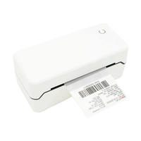 Imprimante d'étiquettes thermiques directes 3 pouces, pour codes-barres et expédition, support USB de bureau, compatible rouleaux de 80 mm et pliés en accordéon, pour la logistique et le commerce de détail