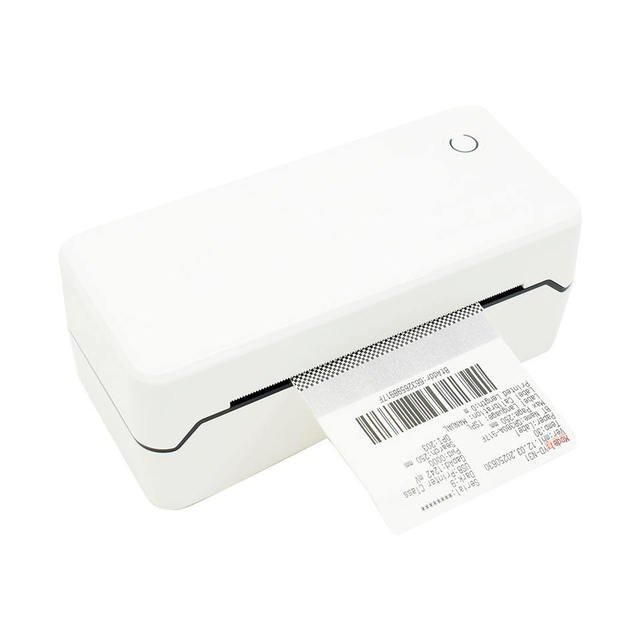 3 Inch Direct Thermal Sticker Printer Barcode Shipping Label Maker Desktop USB Support 80mm Roll Fanfold for Retail Logistics