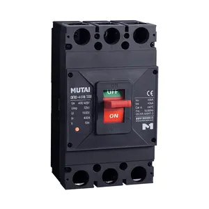 MUTAI Factory Outlet 3 Pole 3 Phase 10 AMP 300 AMP 400A 800A Moulded Case Circuit Breaker 3P 4P MCCB 1000V