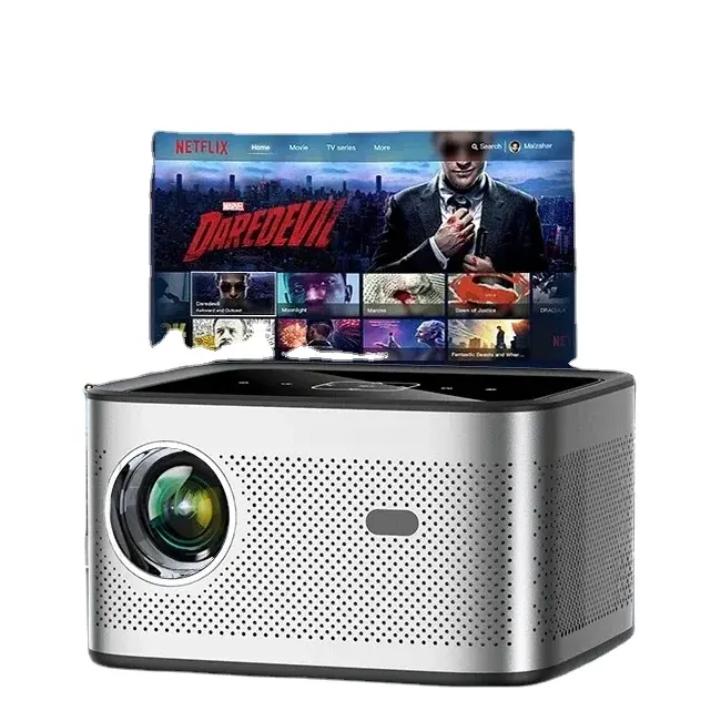 Smart Android Electronics Wifi Bt 5.0 Home Theater Led Draagbare Projector Meeting Quad Core Office Full Hd Beamer