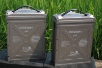 بطارية ليثيوم ذكية قابلة لإعادة الشحن 14S20Ah 53.2V، شحن عبر DHL أو FEDEX، تصنيع حسب الطلب للطائرات الزراعية بدون طيار، تتضمن بطاريتين وشاحن واحد (مجموعة)