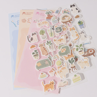 Autocollants floqués Vigreat pour chats, thème plantes et meubles, multi-usages pour journal, agenda, scrapbooking, ordinateur portable, bouteille d'eau, décoration