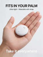 Localizador GPS Mini Redondo para Equipaje de Viaje, Mascotas y Objetos Perdidos, Compatible con Android