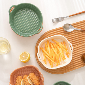Fournisseur professionnel de plats en céramique pour gratin, résistants au four, bols de cuisson carrés/ronds pour la maison - Product Image 1