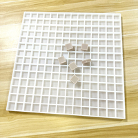 Moule en silicone carré personnalisé pour chocolat, bonbons gélifiés et gelée, idéal pour la pâtisserie, emballé en sachet
