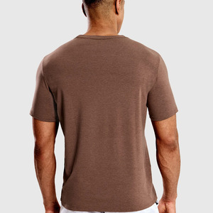 T-shirts pour hommes 100% coton de haute qualité, surdimensionnés, épais, à manches courtes, coupe ample, prix d'usine, respirants, pour la gym. - Product Image 6