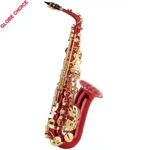 BUEN SAXOFÓN ALTO COLOR ROJO OEM