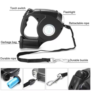 Có thể thu vào ánh sáng lên LED Pet Dog Leash với túi - Product Image 4
