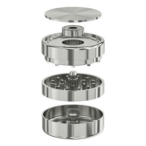 VAユニークな新デザイン63 mmベアリングレス強力マグネットステンレス鋼ハーブグラインダー陽極酸化セラミックコーティング煙 - Product Image 1