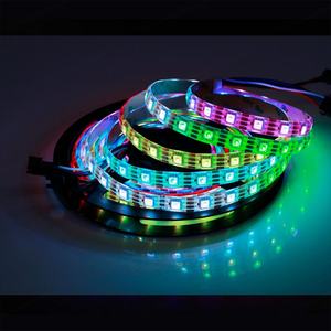 Tira de LED RGB direccionable WS2815 5050 60LED/m DC12V, cambiable, IP67, con PCB de 12 mm y material de PVC - Product Image 1