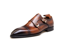 <span class=keywords><strong>Scarpe</strong></span> <span class=keywords><strong>classiche</strong></span> in pelle monk da <span class=keywords><strong>uomo</strong></span> con doppia fibbia patina <span class=keywords><strong>scarpe</strong></span> in pelle fatte a mano - Product Image 3