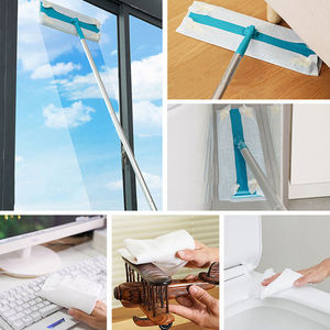 Lingettes de nettoyage de sol non tissées, antistatiques, sans poussière, lingettes de sol sèches, lingettes jetables pour serpillière 20*30CM - Product Image 6