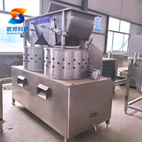 Equipo de matadero de pollos ZB, máquina de eliminación de piel de pie de tambor doble, máquina peladora de pie de tambor Doble