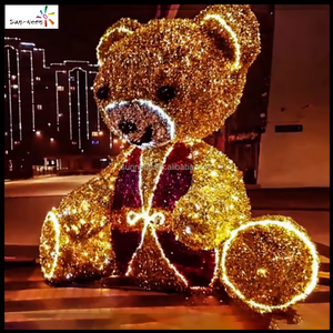 Luces Decorativas Navideñas para Exteriores con Motivo de Oso Polar LED, Clasificación IP44, 2700K Blanco Cálido, Fácil Instalación - Product Image 6