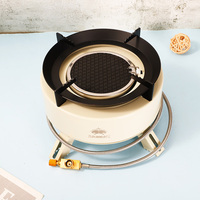 Estufa de Camping Infrarroja de Alta Potencia de 4000 W, Estufa de Gas Portátil de Butano y Propano para Acampar al Aire Libre, Senderismo, Picnic y Barbacoa