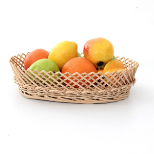 Panier à fruits <span class=keywords><strong>en</strong></span> <span class=keywords><strong>osier</strong></span>, panier de rangement pointu pour <span class=keywords><strong>pain</strong></span> cuit à la vapeur, panier de cuisine <span class=keywords><strong>en</strong></span> <span class=keywords><strong>osier</strong></span> - Product Image 3