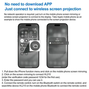 Mini Màn Hình Từ Ảnh Tự Sướng Màn Hình Màn Hình Điều Khiển Từ Xa 700Nits Cho <span class=keywords><strong>iPhone</strong></span> 16 17 Không Khí Pro Vlog - Product Image 6