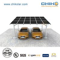 Support de panneau solaire en alliage d'aluminium, carport, supports de montage pour le toit ou le sol