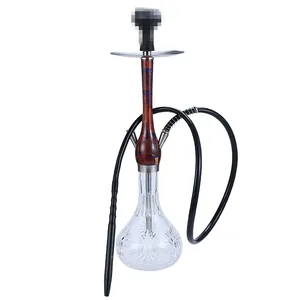 RTS kaliteli paslanmaz çelik Shisha-nargile rus Chicha kök Complet seti Sisha Tabak Kopf alman cam büyük boy Shisha H