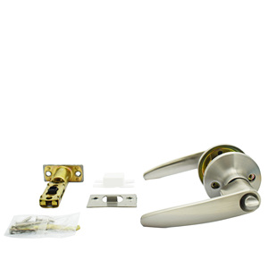 Bán Hot Zinc Alloy <span class=keywords><strong>LEVER</strong></span> Door Lock với SS Rosette xử lý phong cách phẳng hình ống leversets Chất lượng cao cấp cho dễ dàng cài đặt - Product Image 5