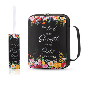 Bolsa de cosméticos con cremallera grande lista para usar, diseño transfronterizo, conveniente almacenamiento de la Biblia personalizado para <span class=keywords><strong>Amazon</strong></span>, poliéster duradero - Product Image 5