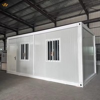 La maison mobile de type porte à volet roulant électrique de 20 pieds et 40 pieds peut être utilisée comme maison de conteneur modulaire dans une salle de stockage de garage