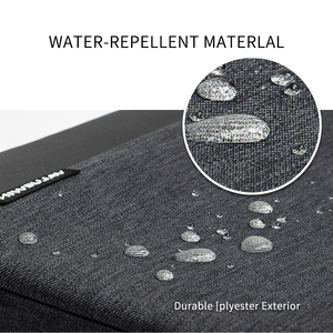 Bolsa para Portátil de 14-16 Pulgadas para <span class=keywords><strong>Hombre</strong></span>, Estilo Estudiante, Color Gris Oscuro, Funda Protectora para Portátil, Duradera, de Poliéster, Impermeable, para Viajes y Negocios - Product Image 5