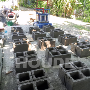 Mới điện Khóa liên động Khối Máy làm 6 inch phổ biến rỗng khuôn khối cho bê tông sỏi trứng lớp gạch bằng tay sử dụng - Product Image 5