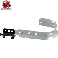 Ambull Factory Wholesale 2" Heavy Duty Cable Support J Hooks with Swivel Beam Clamp for Hanging Cables Wires Management Mounts