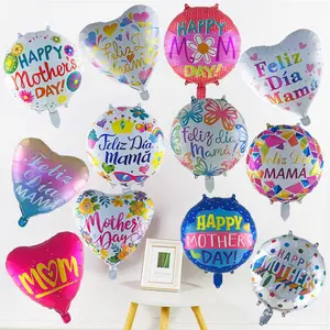 Nieuw Binnen 18 Inch Happy Mother 'S Day Love You Mom Folieballon Spaanse Feliz Dia Mama Globos Moederdag