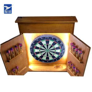 خزانات جدارية مخصصة LED Dartboard صندوق MDF للبالغين-لجميع المواسم-لألعاب السهام الشتوية والربيعية والصيفية والخريفية - Product Image 3