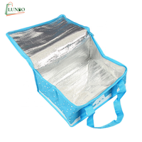 Sac isotherme réutilisable en tissu Oxford 300D, grand format, personnalisé avec logo, pour le stockage alimentaire et la promotion (vente en gros)