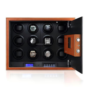 Enrouleur de <span class=keywords><strong>montre</strong></span> avec logo personnalisé de haute qualité coffre-fort avec écran tactile en cuir microfibre lumière LCD modèle à remontage <span class=keywords><strong>automatique</strong></span> WDS-LT-SPU - Product Image 1