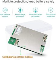 Pak baterai LiFePO4 100AH langsung pabrikan konektivitas Bluetooth 12V/24V/36V/48V sistem tenaga surya stok UE pengiriman cepat