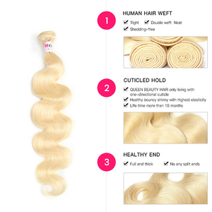 Fabricant de cheveux Xuchang Megalook, prix compétitif pour les cheveux indiens et les cheveux blonds <span class=keywords><strong>613</strong></span> - Product Image 3