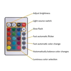 Remote Control Lampu Malam LED 3D Dapat Disesuaikan 7 Warna Dekorasi Ilusi Dudukan Lampu Pengganti