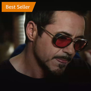 Iron Man Tony conduite <span class=keywords><strong>lunettes</strong></span> de soleil grenouille miroir <span class=keywords><strong>lunettes</strong></span> femmes carré métal hommes <span class=keywords><strong>lunettes</strong></span> de soleil - Product Image 1