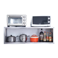 Étagère murale en acier inoxydable Ruineng RN002 pour cuisine commerciale, revêtement autonettoyant, capacité de charge 300 kg, anti-corrosion