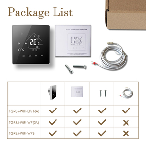<span class=keywords><strong>Beok</strong></span> TGR85 thermostat écran tactile chauffage par le sol tuya wifi thermostat intelligent - Product Image 4