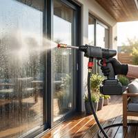 Pistol Semprot Taman Listrik Tanpa Kabel Baterai Lithium-ion Profesional 1800W 870 PSI Tekanan Tinggi Dapat Diisi Ulang Portabel Untuk Penggunaan Rumah Tangga Selang 5m