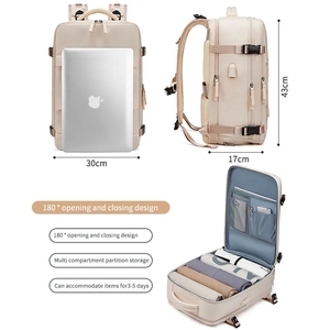 Bolsa Personalizada de Venta Caliente, Bolsa para Portátil de Poliéster Impermeable con USB de 15.6 Pulgadas para Hombre, Mochila Escolar Personalizada para Viajes - Product Image 4