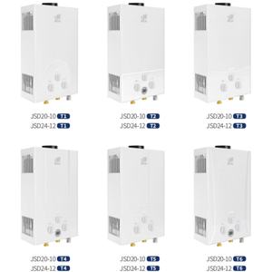 Calentador de Agua a Gas de Pared KSUN JSD20-10T5, 10L/12L, sin Tanque, con Tubo de Escape de Cobre para Gas Natural - Product Image 4