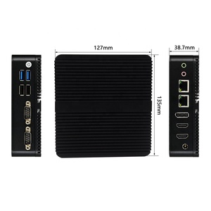 Mini-ordinateur sans ventilateur N95 pour bureau à domicile, <span class=keywords><strong>8</strong></span> Go de <span class=keywords><strong>RAM</strong></span>, 128 Go de SSD, Windows 11, J6412, mini-PC industriel embarqué, double LAN, RS232, HD VGA, 4G - Product Image 5