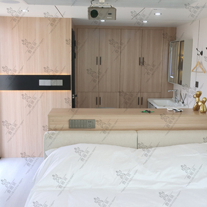 Maison préfabriquée en capsule spatiale / maisons <span class=keywords><strong>mobiles</strong></span> Maison 3 chambres / petite maison sur roues 2 chambres - Product Image 5